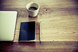 Desk phone teacup